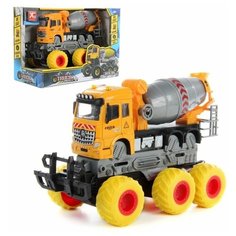 Машинка Veld co 103941 металлическая MONSTER ENGINEERING TRUCK: 6 колес, меняет форму, инерция