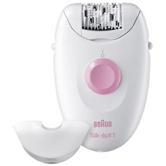 Эпилятор Braun 1370 Silk-epil белый/розовый