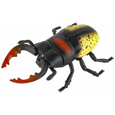 Робот 1 TOY Робо-жук-олень черный/желтый