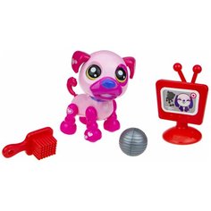 Робот 1 TOY Robo Pets Озорной щенок Т16937 розовый