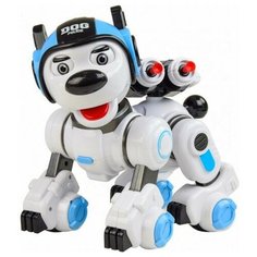 Робот Crazon Police Dog 200440125 белый/голубой