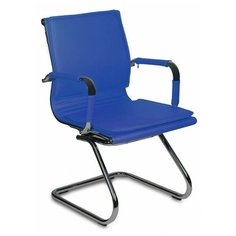 Стул Бюрократ CH-993-LOW-V, металл/искусственная кожа, цвет: синий