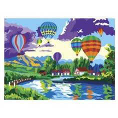 Остров сокровищ картина по номерам Воздушные шары 29х39.5 см