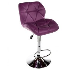Стул Woodville Trio, металл/искусственная кожа, цвет: фиолетовый