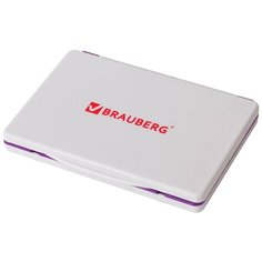 Штемпельная подушка BRAUBERG 236869 прямоугольная фиолетовая