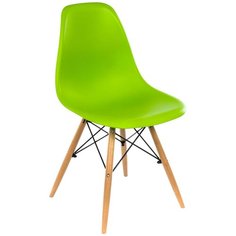Стул Woodville Eames (PC-015), пластик, цвет: зеленый