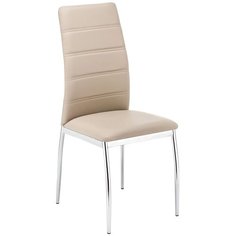 Стул Woodville Okus, металл/искусственная кожа, цвет: champagne