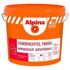 Шпатлевка Alpina Expert Feinspachtel Finish, белый, 15 кг
