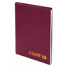 Телефонная книга STAFF 120927, А5, 80 листов, бордовый