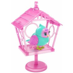 Робот Moose Little Live Pets Птичка в скворечнике Твитти-Пеппи 28006 голубой/розовый
