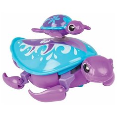 Робот Moose Little Live Pets Черепашка с малышом 28416 фиолетовый