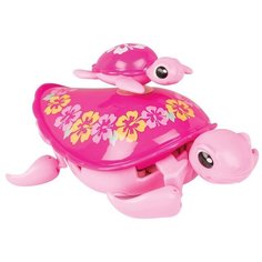 Робот Moose Little Live Pets Черепашка с малышом 28415 розовый