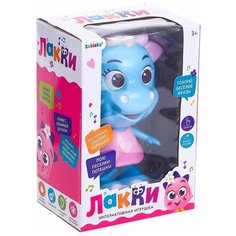 ZABIAKA Игрушка интерактивная "Лакки" Бегемотик голубой, свет, звук SL-02954b 4470004