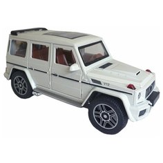 Машинка игрушечная коллекционная, модель Гелендваген Mercedes-Benz G-Class, белого цвета, масштаб 1/24 ИГРОЛЕНД
