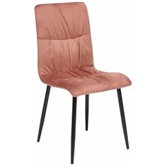 Комплект стульев TetChair Furla, металл/текстиль, 2 шт., цвет: коралловый