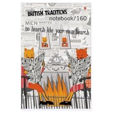 Блокнот-Престиж А5. 160 Л. "ЛИСЫ-АРИСТОКРАТЫ" Альт
