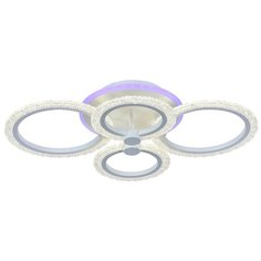 Светодиодная люстра ProfitLight 8003/4 WHT 76W+8W RGB