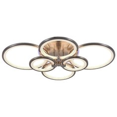 Светодиодная люстра ProfitLight 8077/6 NKL 168W+8W RGB