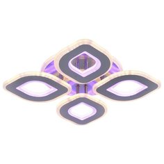 Светодиодная люстра ProfitLight 8006/4 NKL 88W+56W BL+YL