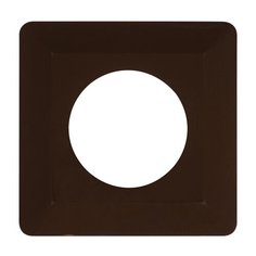Защитная рамка для выключателей и розеток 1-местная коричневый duwi 25126 2