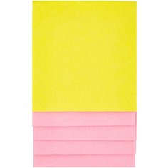 Салфетки универсальные Мелочи Жизни 4+1 шт, желтый