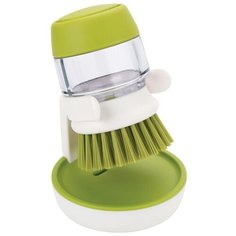 Щетка с дозатором моющего средства Joseph Joseph Palm scrub, белый/зеленый