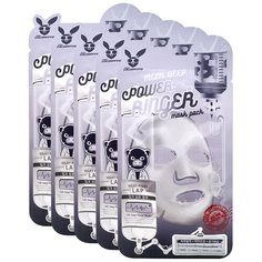Elizavecca тканевая маска с молочными протеинами Milk Deep Power Ringer Mask Pack, 23 мл, 5 уп.
