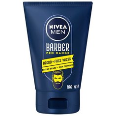 Nivea Men очищающий гель для бороды и лица Barber Pro Range, 100 мл