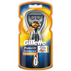 Бритвенный станок Gillette Fusion5 ProGlide Power Flexball ,черный, сменные кассеты 1 шт.