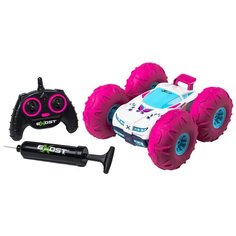 Машинка-перевертыш EXOST 360 Tornado для девочек (20191) 1:10 белый/синий/розовый