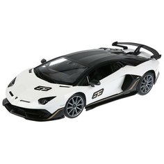 Легковой автомобиль Rastar Lamborghini Aventador SVJ Performance (96010) 1:14 35.3 см белый/черный