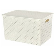 Violet Корзинка с крышкой Береста 35x24,5x20,5 см слоновая кость