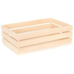 Мастер Рио Ящик для хранения и декорирования средний 47х30х14 см натуральное дерево