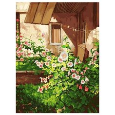 Белоснежка Картина по номерам "Куст шток розы" 30х40 см (089-AS)