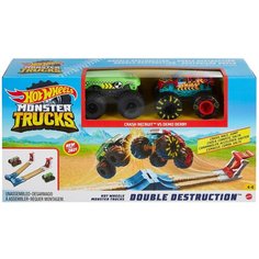 Трек Hot Wheels Монстр-трак Двойное уничтожение GYC80