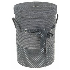 Доляна Корзина для белья Грей, 36 х 36 х 48 см серый