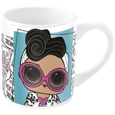 Stor Кружка L.O.L. 220 мл 20010 (подарочная упаковка) белый/черный/розовый/голубой