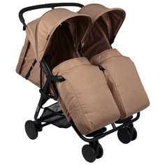 Прогулочная коляска для двойни Cozy Smart Duo, sand melange