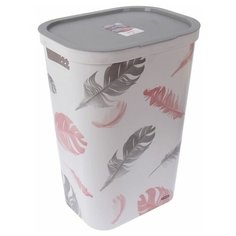 CURVER Корзина для белья Infinity "Feathers" 60x44x36 см серый