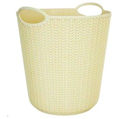 Корзина универсальная Ajur 14л цвет слоновая кость Svip