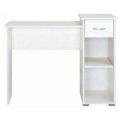 Стол письменный Санди 12.30, размер Ш 104.4 х Г 41 х В 82.2 см, цвет Белый РЕ Шагрень Mobi