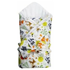 Зимнее одеяло на выписку QuQuBaby Сказочный лес