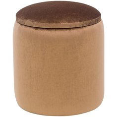 Пуф Leset Эдра, велюр медный