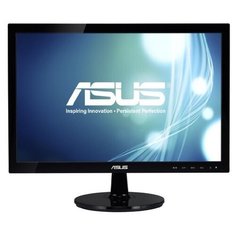 Монитор 18.5" Asus VS197DE black (TN, 1366x768, 16:9, 90/65, 200cd/m2, 600:1, 5ms, VGA) (90LMF1001T02201C)
