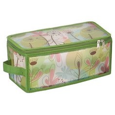 Короб складной на молнии "Весна", Д300 Ш150 В150, зеленый, желтый Handy Home