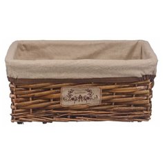 Корзина стеллажная "Орех", Д400 Ш310 В170, коричневый Natural House