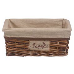 Корзина стеллажная "Орех", Д340 Ш250 В150, коричневый Natural House