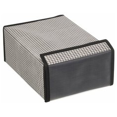 Короб для хранения "Пепита", Д310 Ш220 В120, черно-белый Handy Home