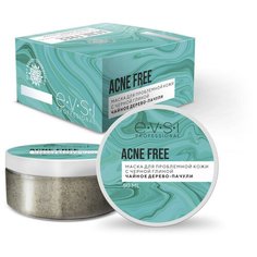 EVSI Acne Free Маска для проблемной кожи с черной глиной, Чайное дерево и Пачули, 50 мл