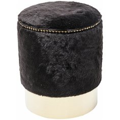 KARE Design Пуф Cherry, коллекция "Вишня" 35*42*35, Полиэстер, Полиуретан, Сталь, ДСП, Коричневый